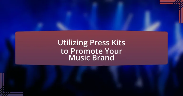 Utilizing Press Kits to Promote Your Music Brand